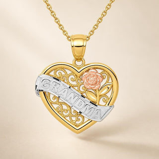 Heart 14K Gold Pendants - Sophia Jewelers