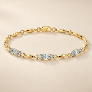 Aquamarine Bracelets - Sophia Jewelers