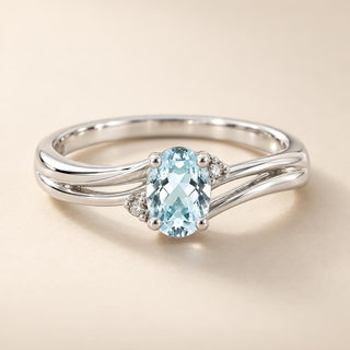 Aquamarine Rings - Sophia Jewelers