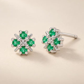 Emerald Earrings - Sophia Jewelers