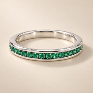 White Gold Emerald Jewelry - Sophia Jewelers