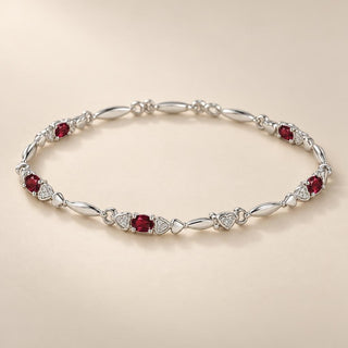 White Gold Garnet Jewelry - Sophia Jewelers