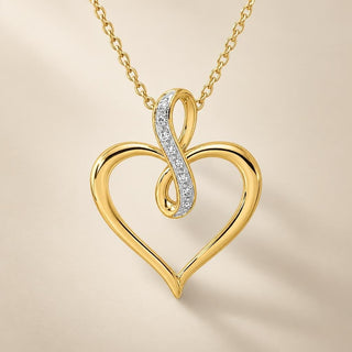 Heart Gold Pendants & Charms - Sophia Jewelers