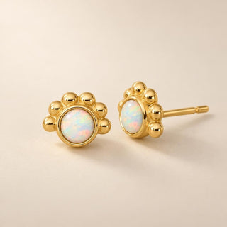 Yellow Gold Opal Jewelry - Sophia Jewelers