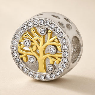 Reflection Beads Gold-Plated Beads - Sophia Jewelers