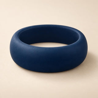 Blue Silicone Wedding Bands - Sophia Jewelers