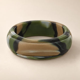 Green & Camo Silicone Wedding Bands - Sophia Jewelers