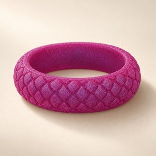Pink & Purple Silicone Wedding Bands - Sophia Jewelers