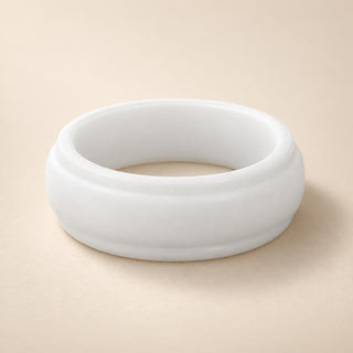 Ridged & Grooved Silicone Wedding Bands - Sophia Jewelers