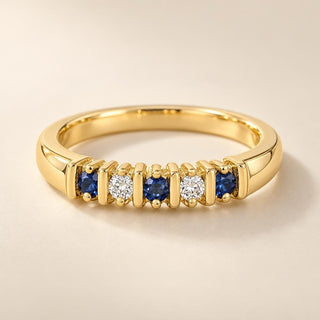 Yellow Gold Sapphire Jewelry - Sophia Jewelers
