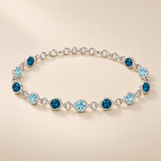 Swiss Blue Topaz Bracelets - Sophia Jewelers