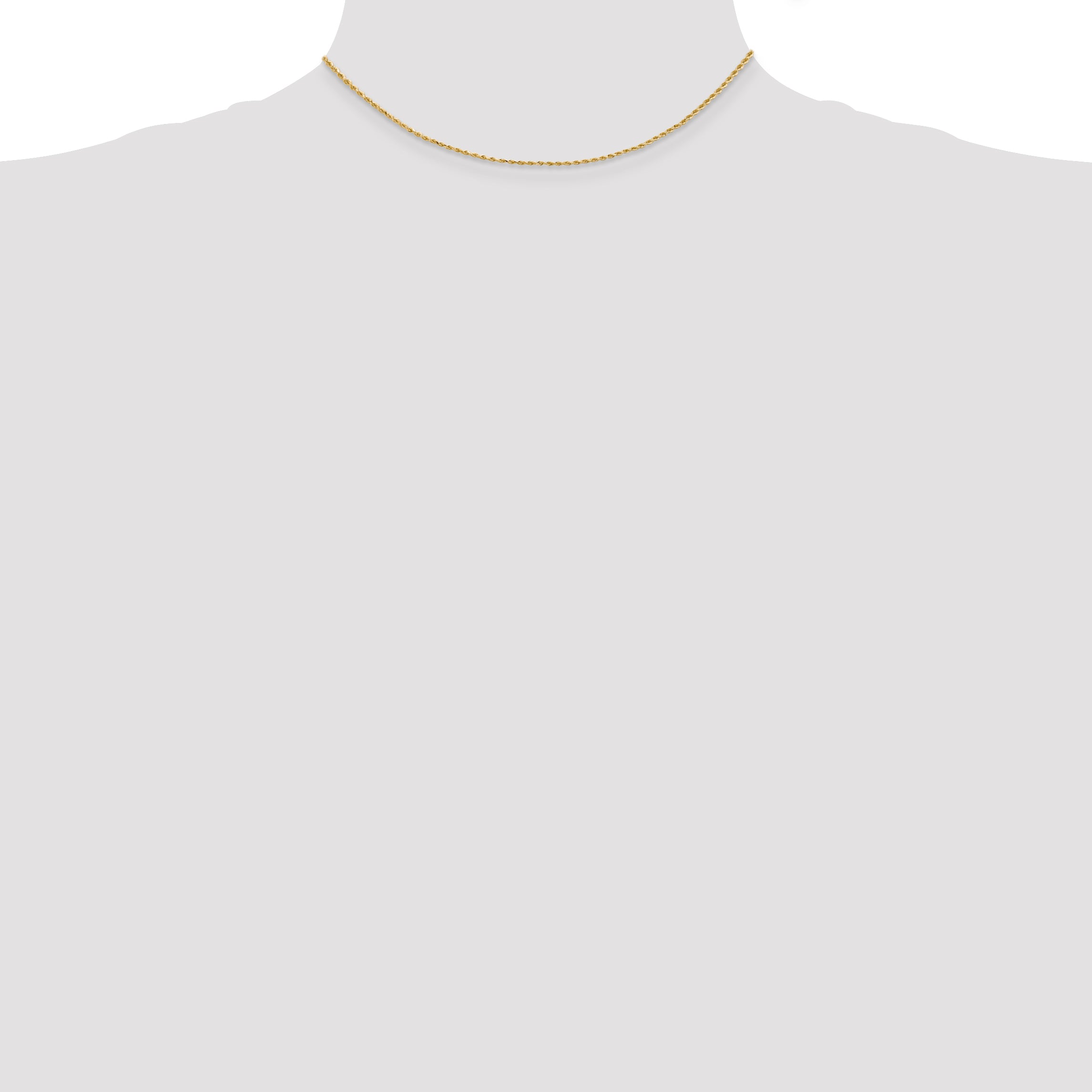 Sophia Jewelers 14K Gold Diamond-Cut Rope Chain with Lobster Clasp