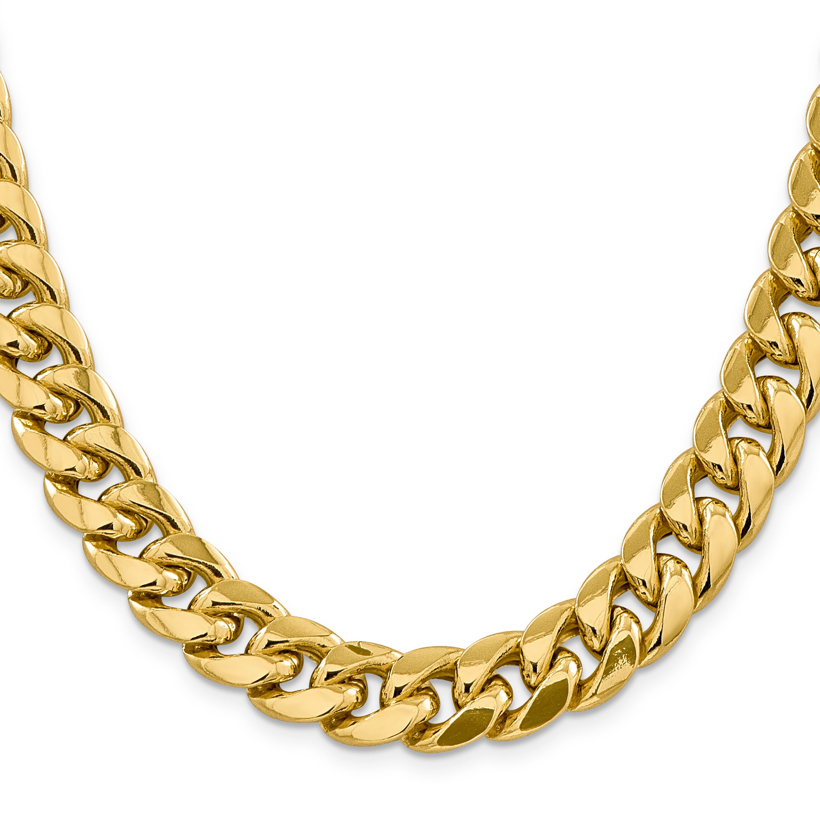 10K 13.2mm Semi-Solid Miami Cuban Chain