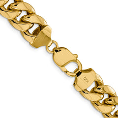 10K 13.2mm Semi-Solid Miami Cuban Chain