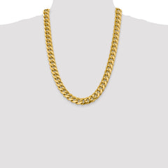 10K 13.2mm Semi-Solid Miami Cuban Chain