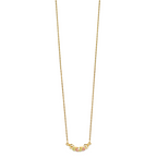 10K Tri-color Black Hills Gold Necklace with Elegant Bar Accent