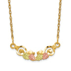 10k Tri-color Black Hills Gold Necklace