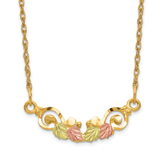 10k Tri-color Black Hills Gold Necklace