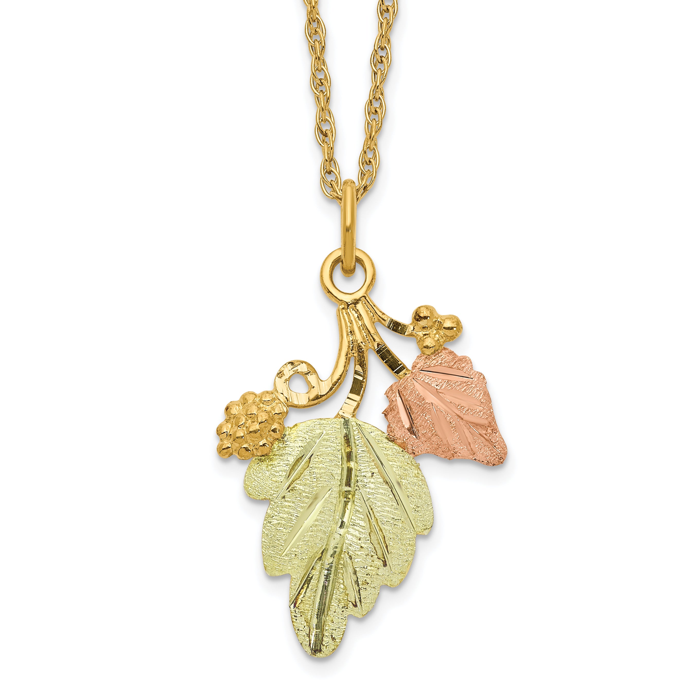 10k Tri-color Black Hills Gold Necklace Main image