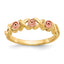 10k With12k Accents Black Hills Gold -X- and Rose Ring
