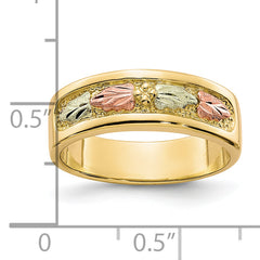 10k Tri-color Black Hills Gold Ring