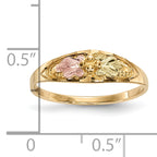 10k Tri-Color Black Hills Gold Ring