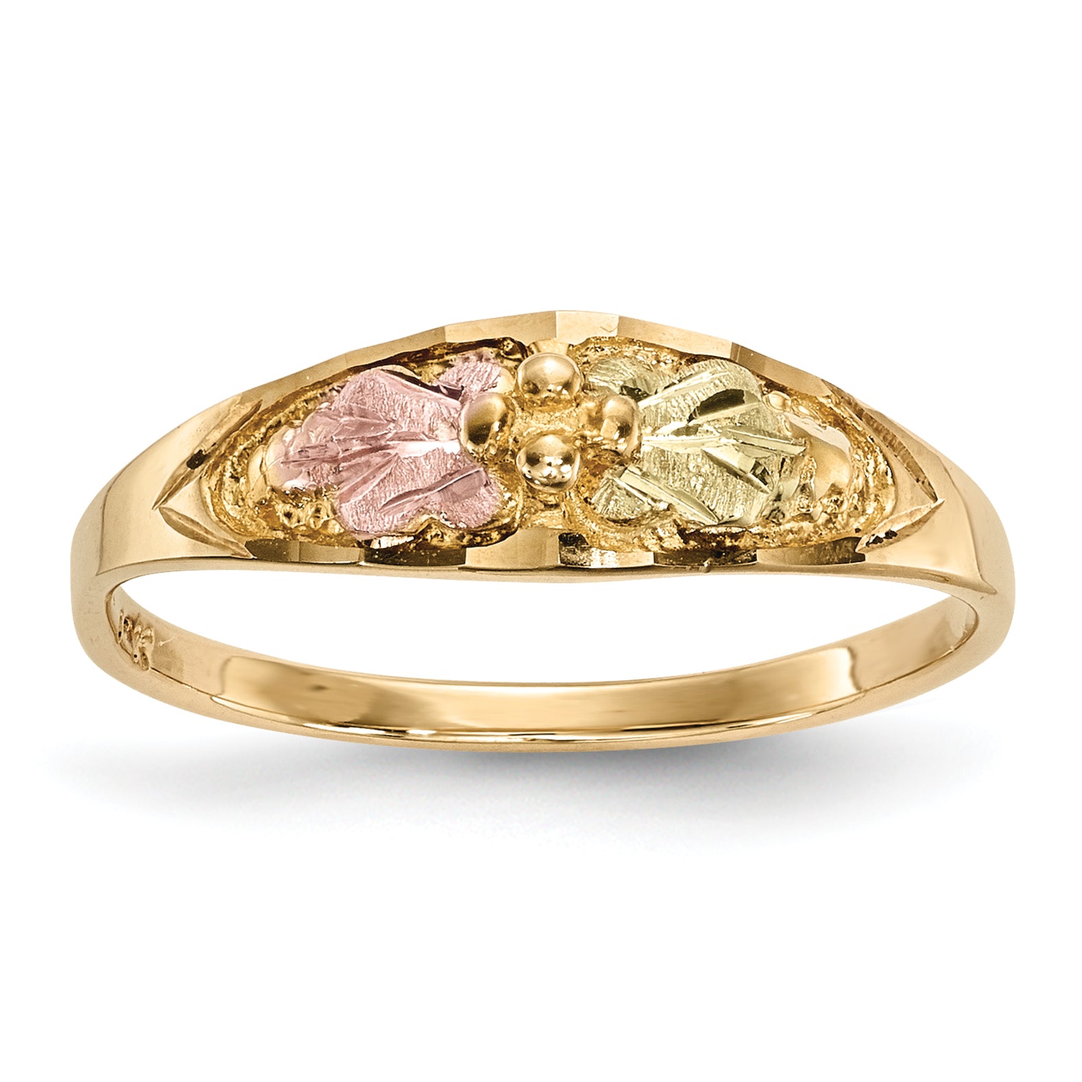 10k Tri-Color Black Hills Gold Ring Main image