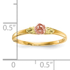 10k Tri-Color Black Hills Gold Rose Ring