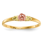 10k Tri-Color Black Hills Gold Rose Ring