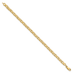 10k Solid Polished Fancy Bracelet