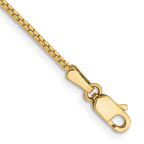 10k 1.1mm Box Chain Anklet