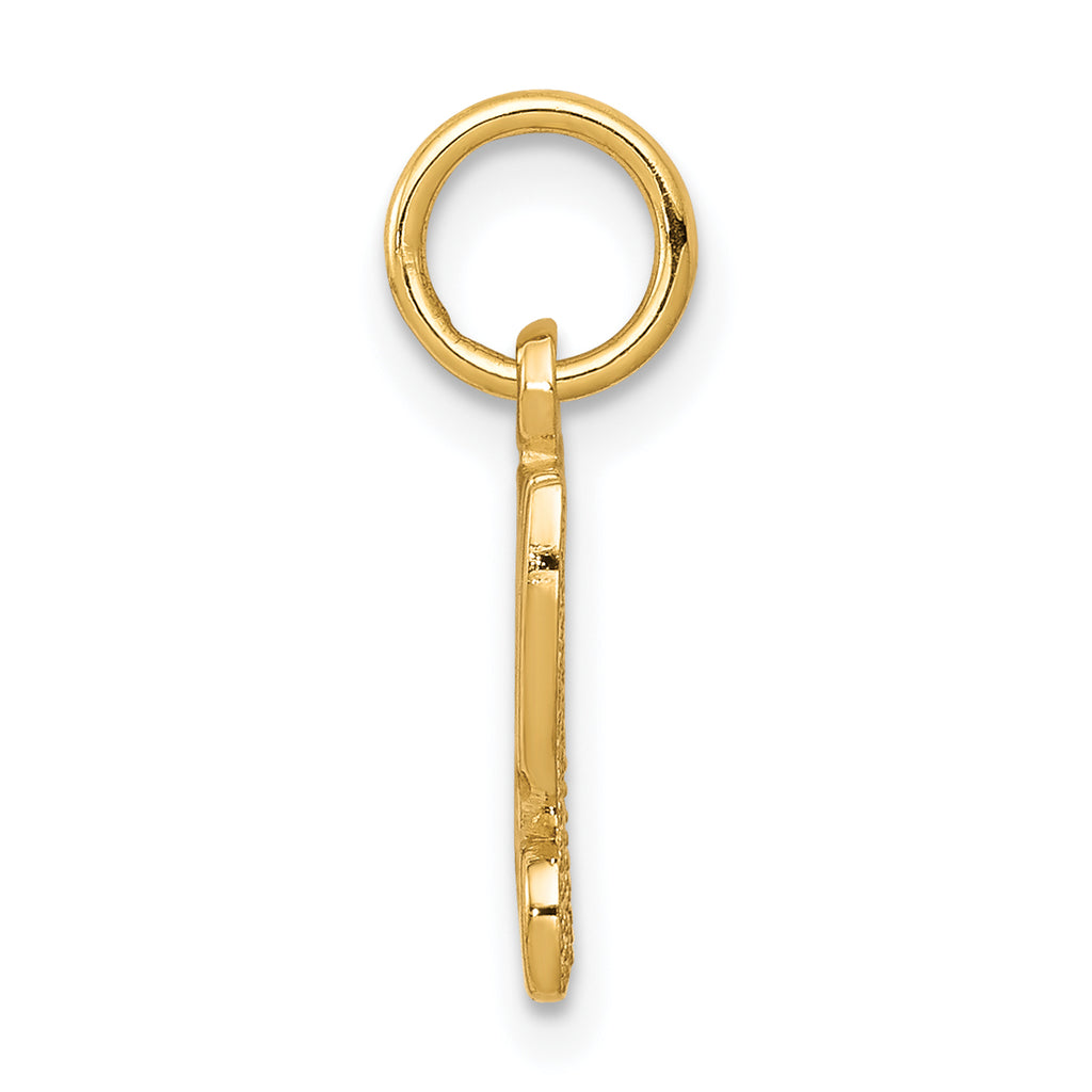 10K Gold Solid I Love My Husband Polished Charm by Sophia Jewelers