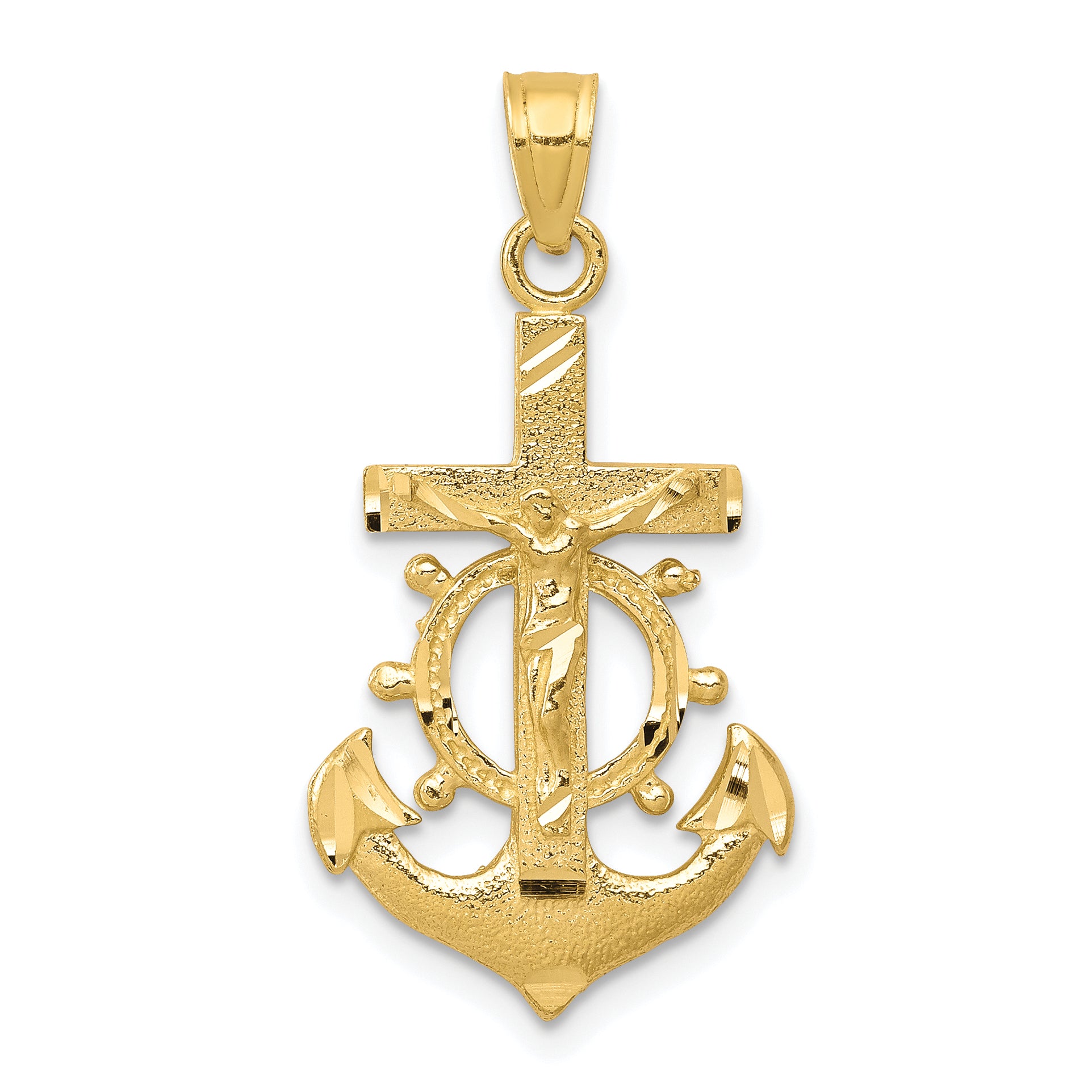 10k Mariner Crucifix Pendant Main image