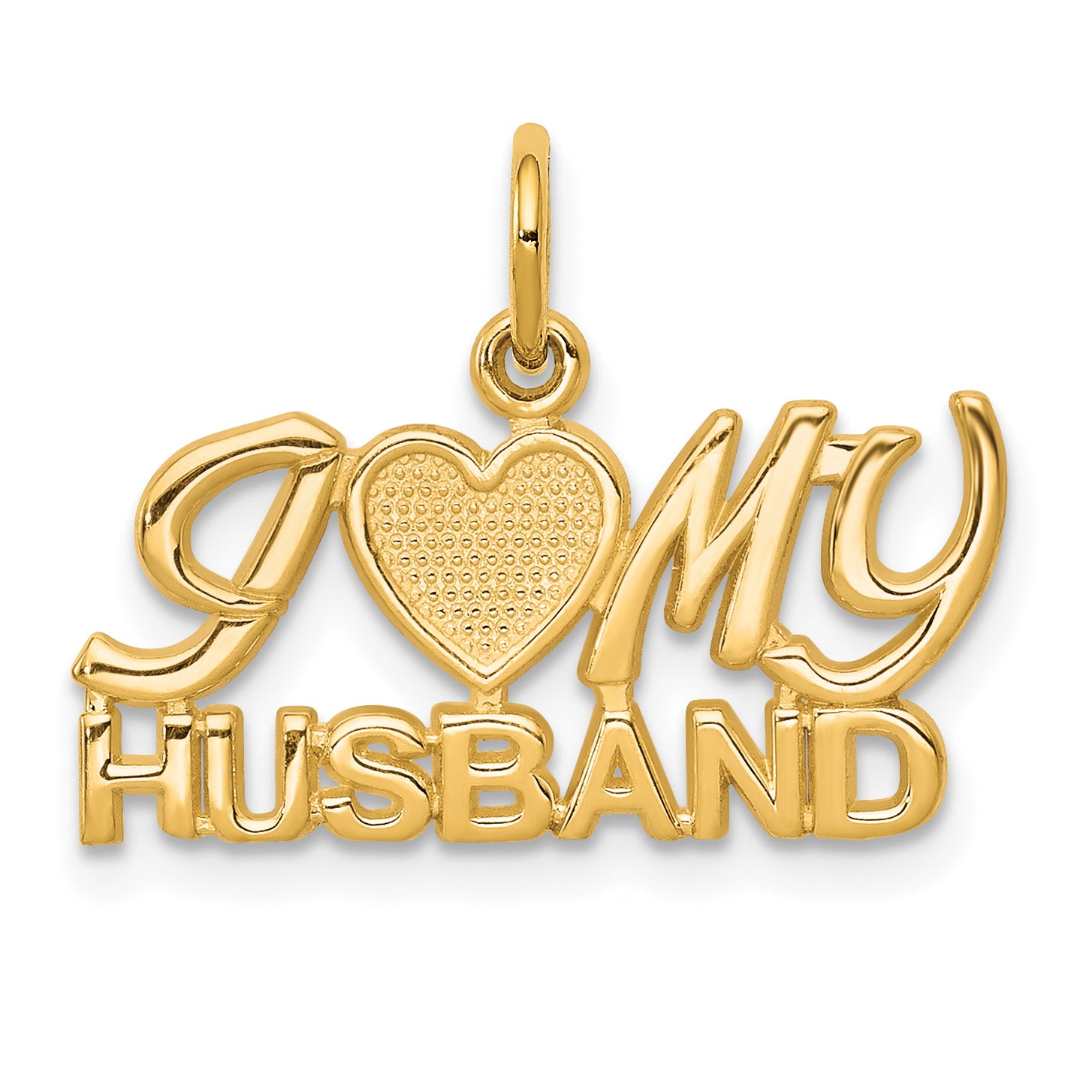 10K I LOVE My HUSBAND Charm Main image