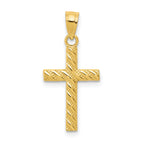 10k Cross Pendant