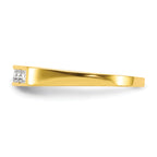 10k CZ Polished Child's Ring
