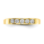 10k CZ Polished Child's Ring