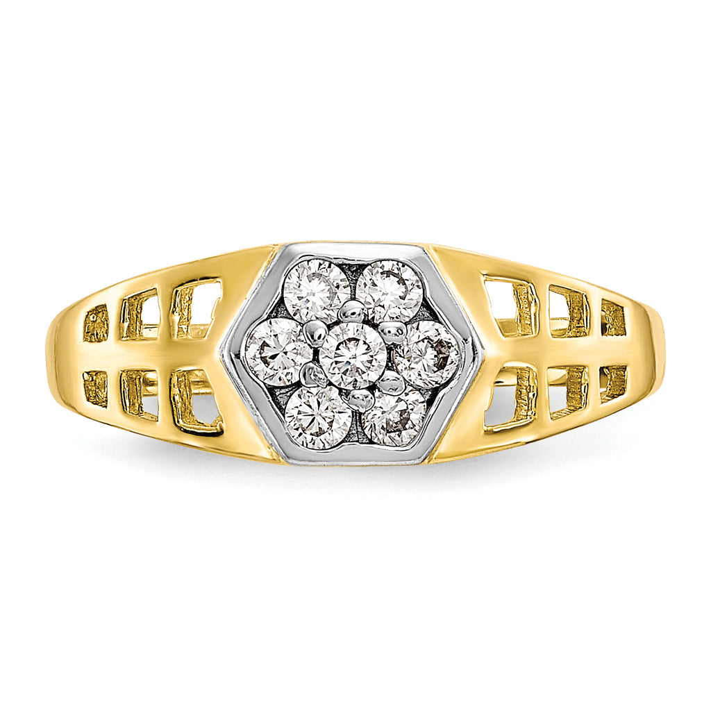10k CZ Child's Ring