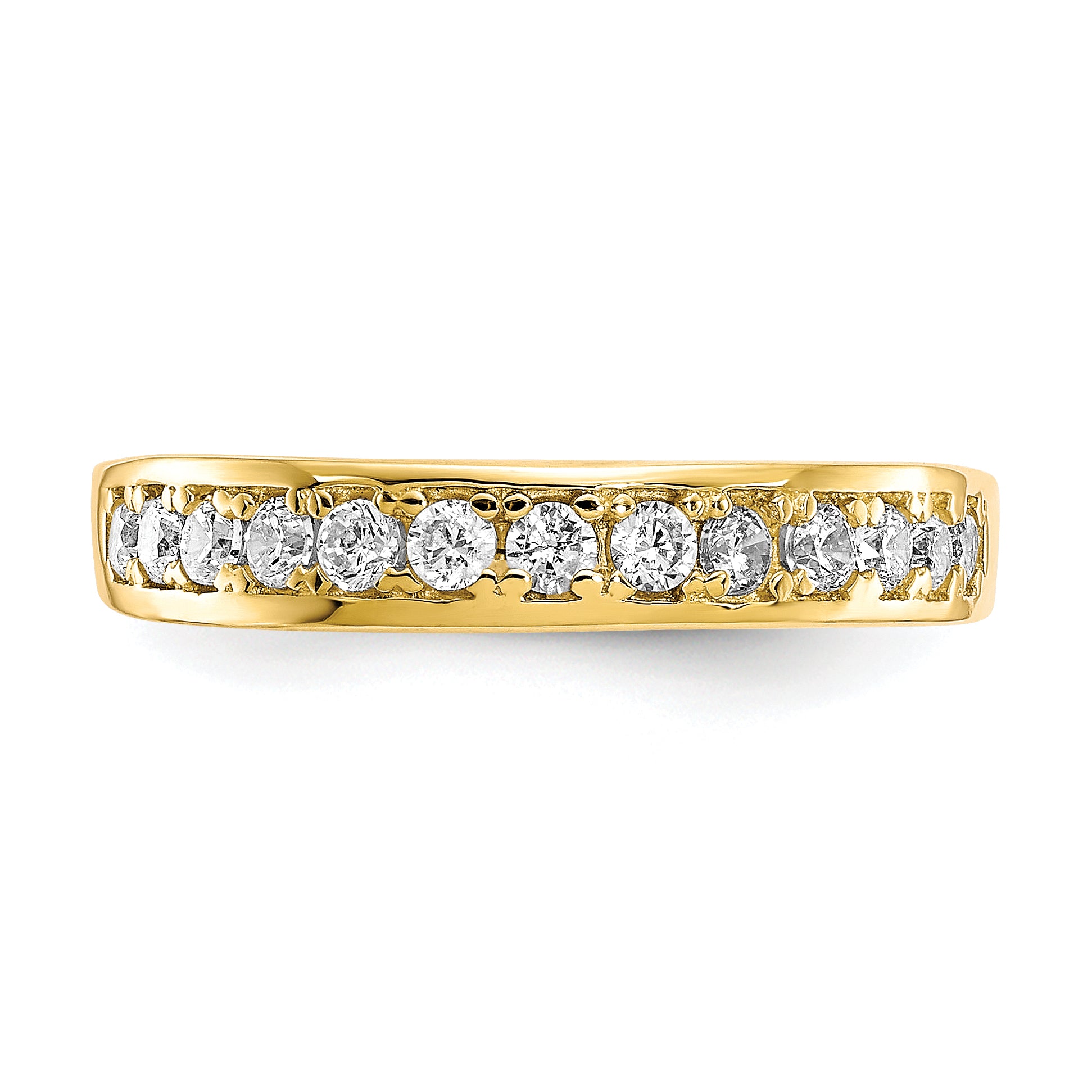 10k I LOVE YOU FOREVER  CZ Ring - 7