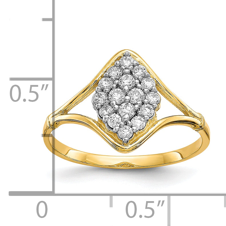 10k CZ Ring