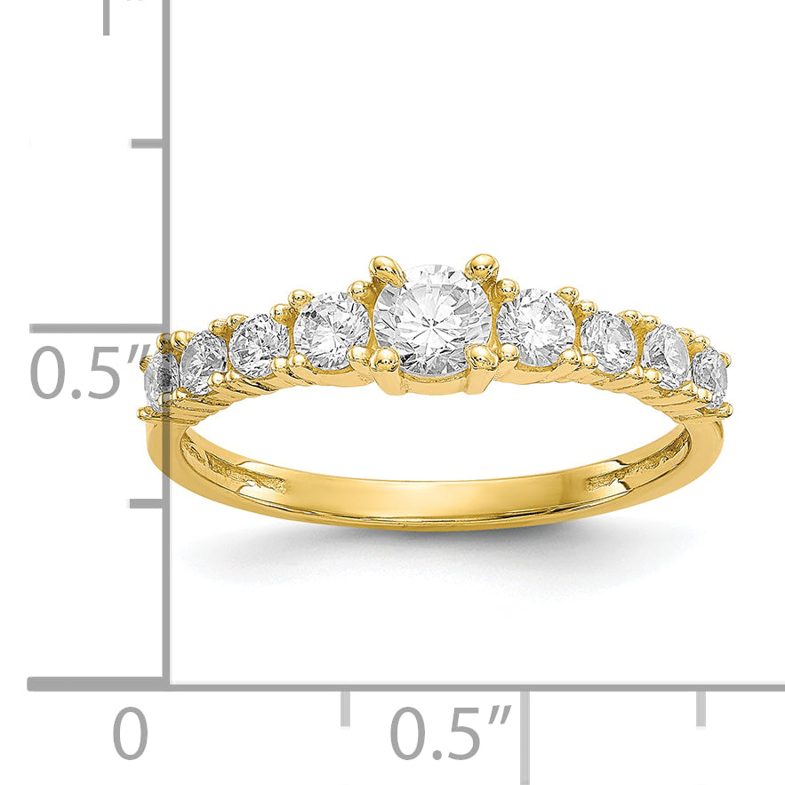 10k CZ Ring