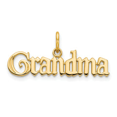 10K GRANDMA Charm