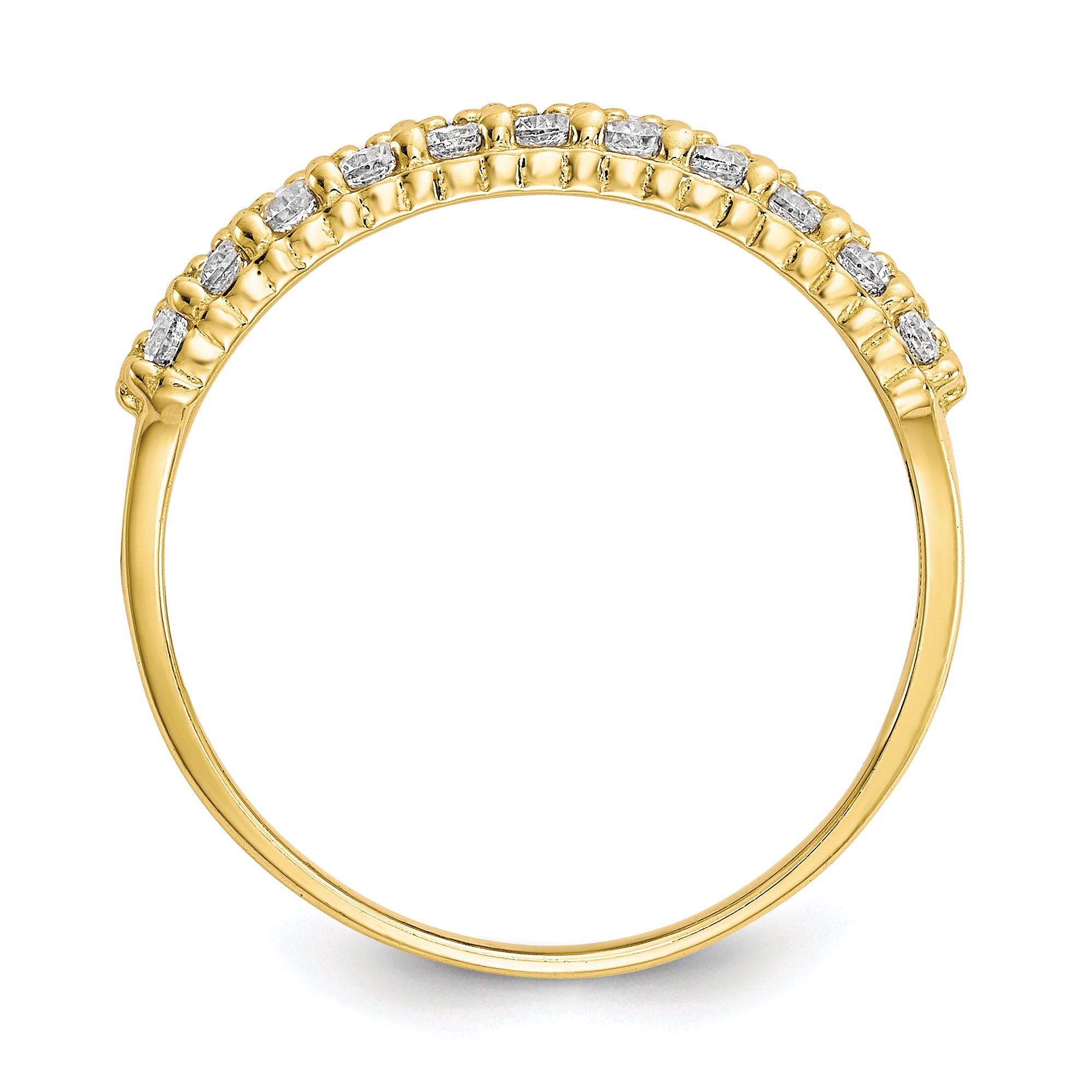10k Fancy CZ Ring Secondary image