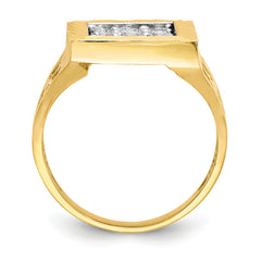 10k Men's CZ Ring