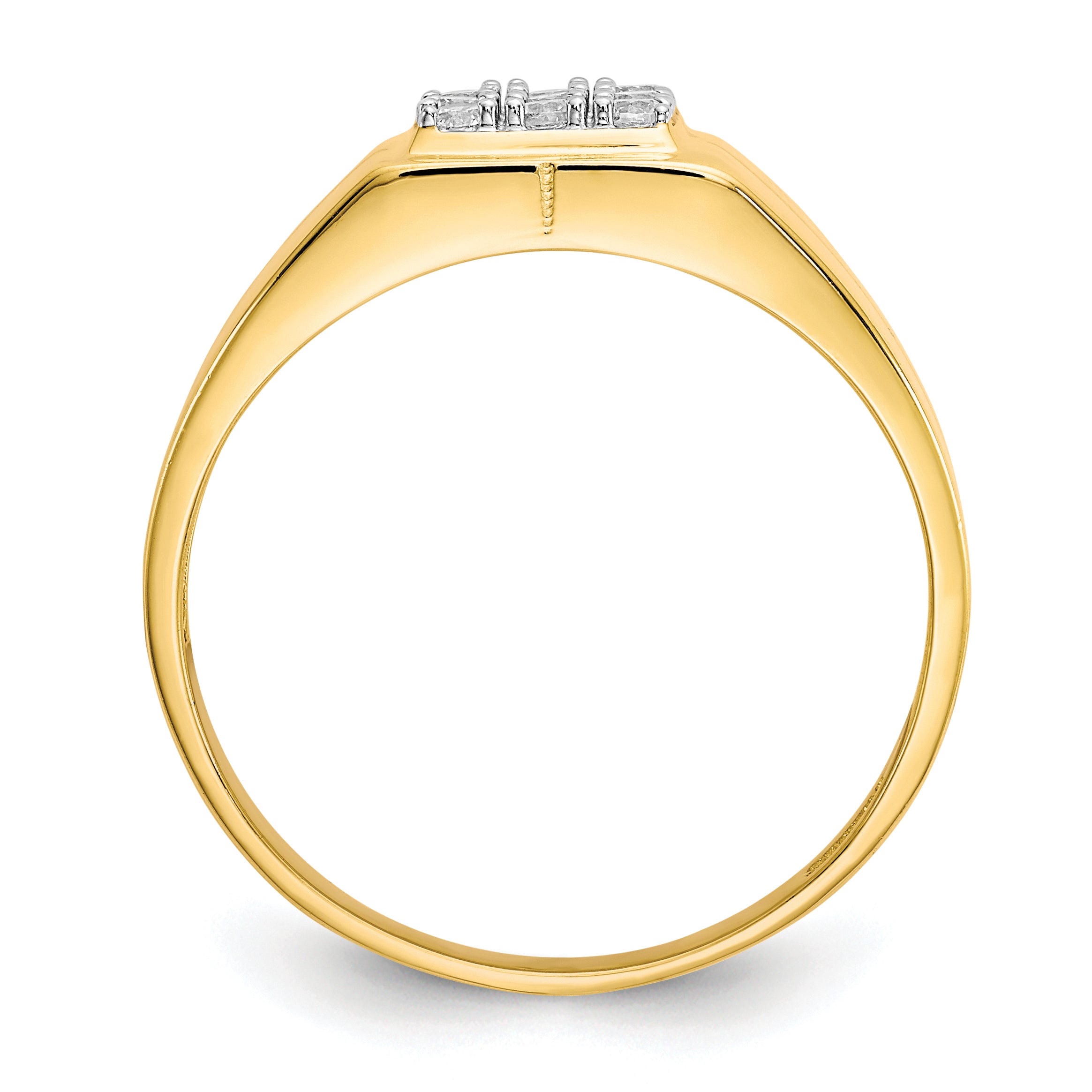 10k Men's CZ Ring Secondary image