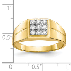 10k Men's CZ Ring