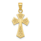 10k Reversible Cross Charm