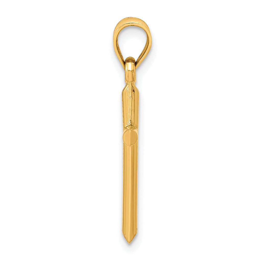 Cross Pendant in 10K Yellow Gold