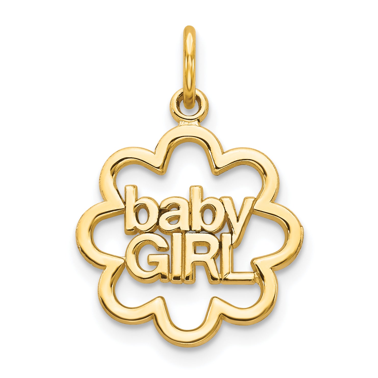 10k BABY GIRL Charm Main image