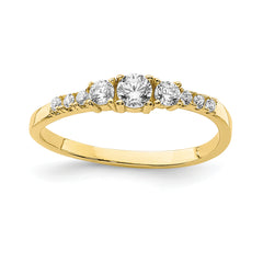 10K CZ Fancy Child's Ring